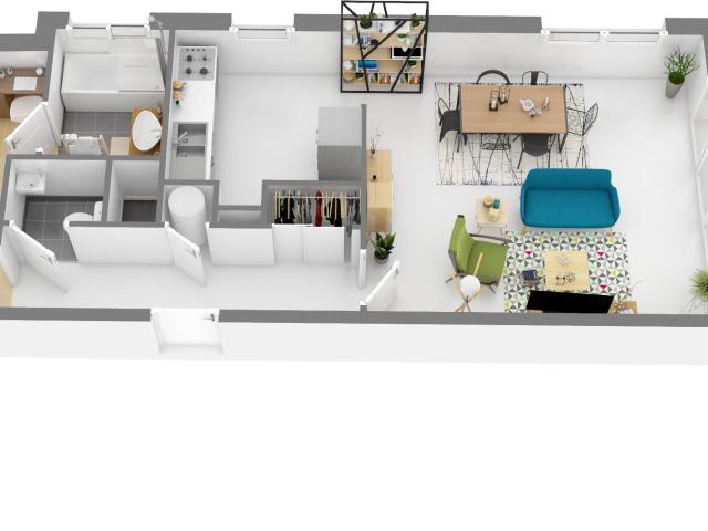 Location Appartement Rue Mansart, Grenoble
