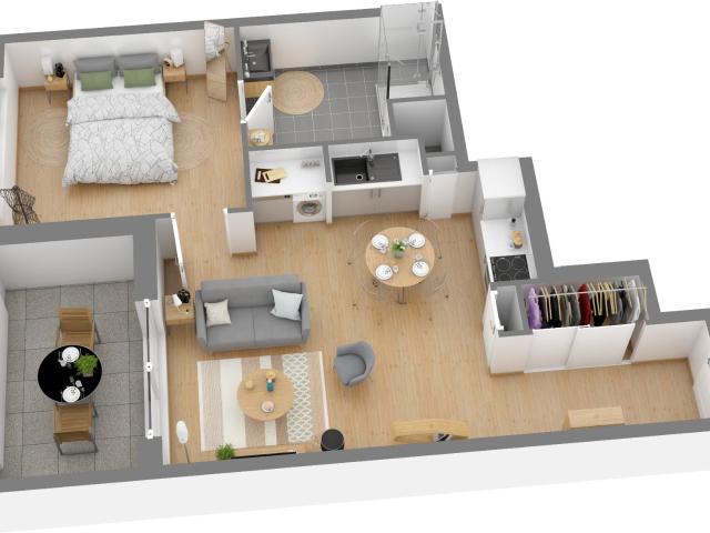 Location Appartement Rue Marie Louise Idelon, Toulouse