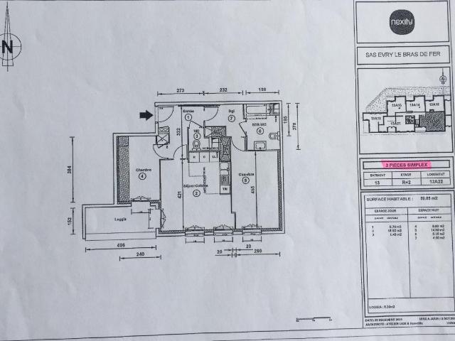 Location Appartement Rue Nettie Stevens, Évry