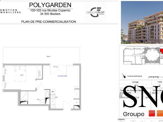 Location Appartement Rue Nicolas Copernic, Béziers