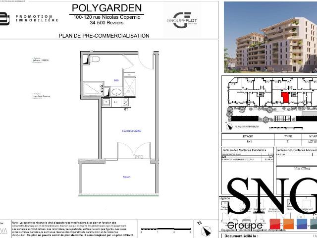 Location Appartement Rue Nicolas Copernic, Béziers