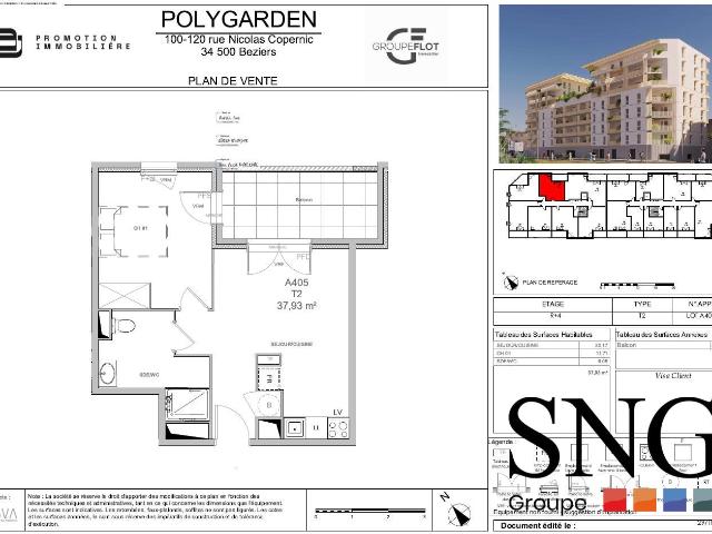 Location Appartement Rue Nicolas Copernic, Béziers