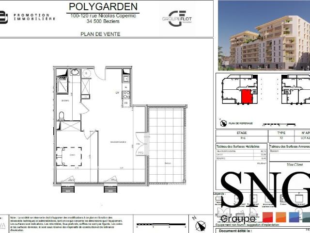 Location Appartement Rue Nicolas Copernic, Béziers