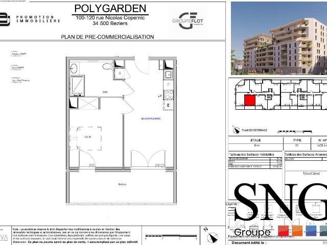 Location Appartement Rue Nicolas Copernic, Béziers