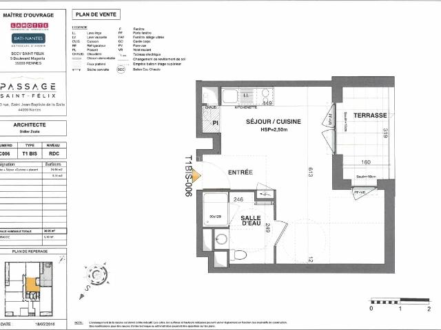 Location Appartement Rue Saint Jean Baptiste de La Salle, Nantes