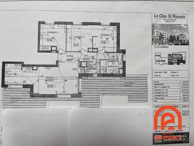 Location Appartement Rue Saint Romain, Lyon