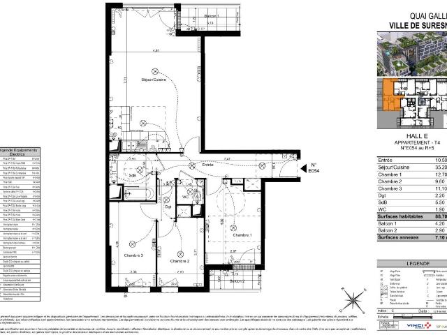 Location Appartement Rue Salomon de Rothschild, Suresnes