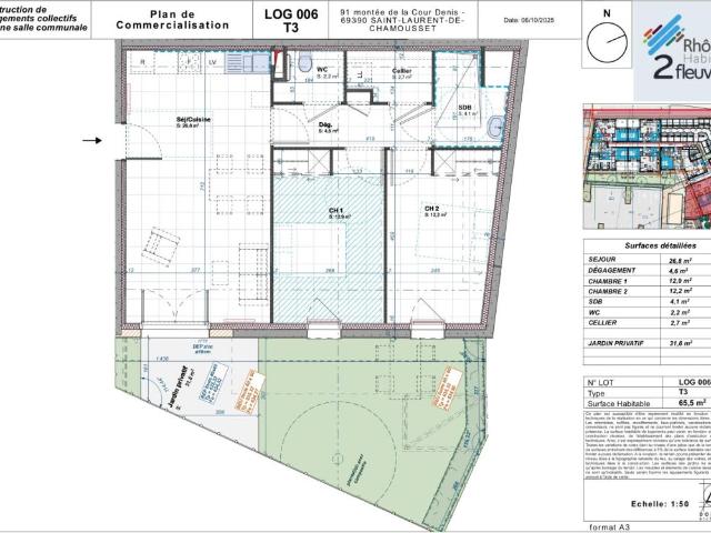 Location Appartement Rue Sébastopol, Saint Laurent de Chamousset