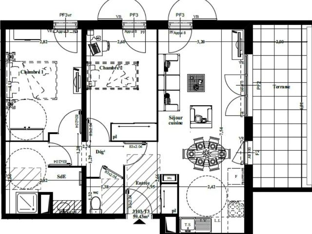 Location Appartement Rue Paul Vaufrey, Brignoles