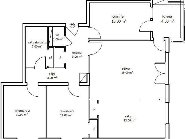 Location Appartement Rue Paul Drouot, Vouziers
