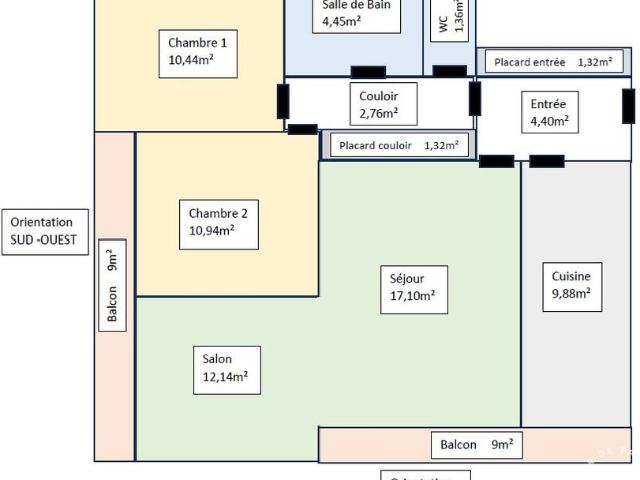 Location Appartement Rue Père André Jarlan, Évry