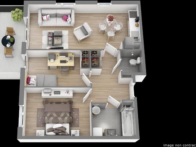 Location Appartement Rue Perle, Schiltigheim