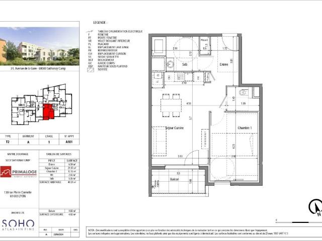 Location Appartement Rue Royale, Lyon