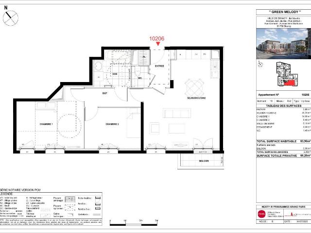 Location Appartement Rue Raymond Bertout, Drancy