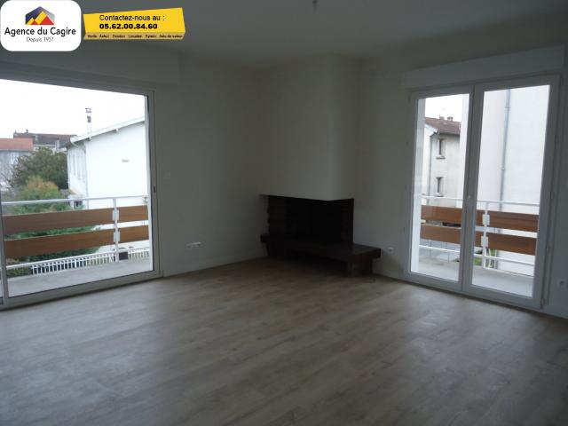 Location appartement Saint gaudens, 62m² 3 pièces 655€ avec balcon