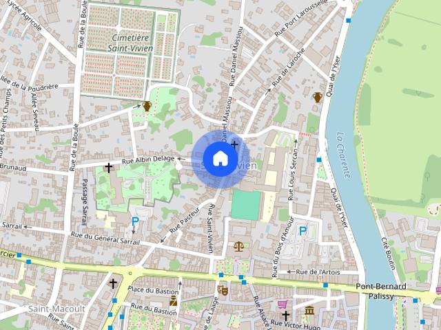 Location appartement Saintes: 505 € AJP Immobilier Saintes