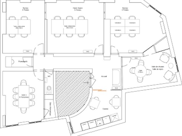 Location Autre 100 m2 Paris 9ème