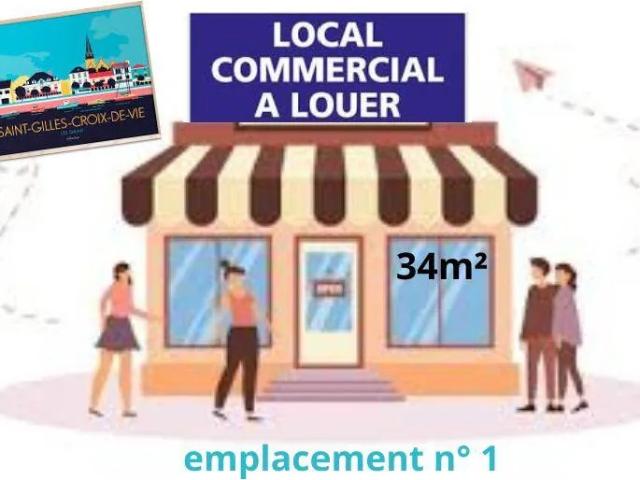 Location Boutique/Local commercial 34 m²
