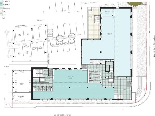 Location bureaux Marcq en Baroeul Avenue de la République