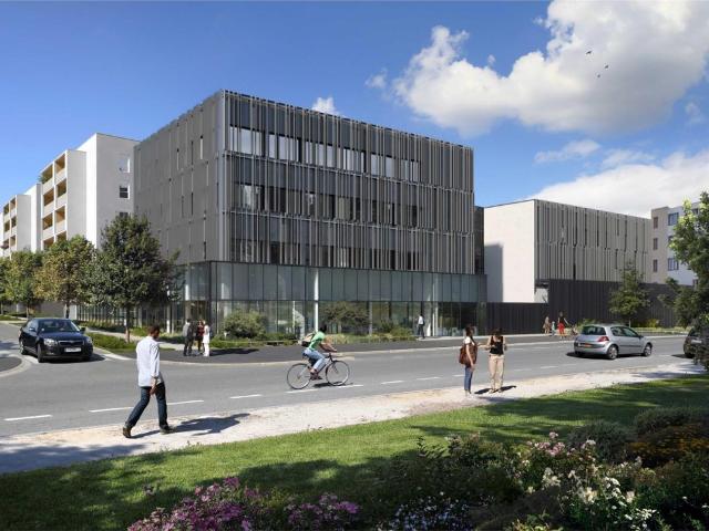Location bureaux Nantes Haluchère Tram L1, périphérique, Clinique Jules Verne