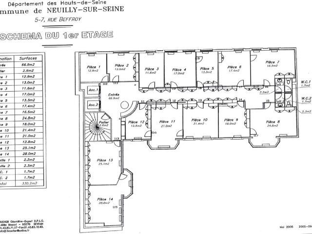 Location bureaux Neuilly sur Seine Proche Pont de Neuilly et Métro Ligne 1