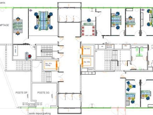 Location bureaux à La Madeleine, proche transports et axes routiers