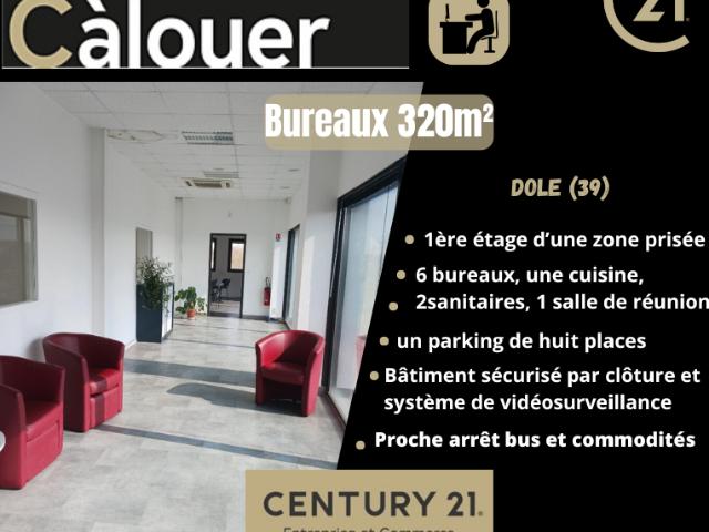 Location bureaux Dole Proche arrêts de bus et commodités