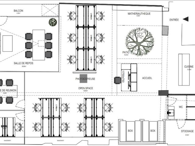 Location bureaux Paris 18 Proche métro Jules Joffrin et Simplon