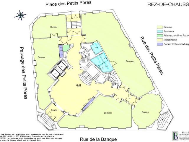 Location bureaux Paris 2 Quartier Central des Affaires