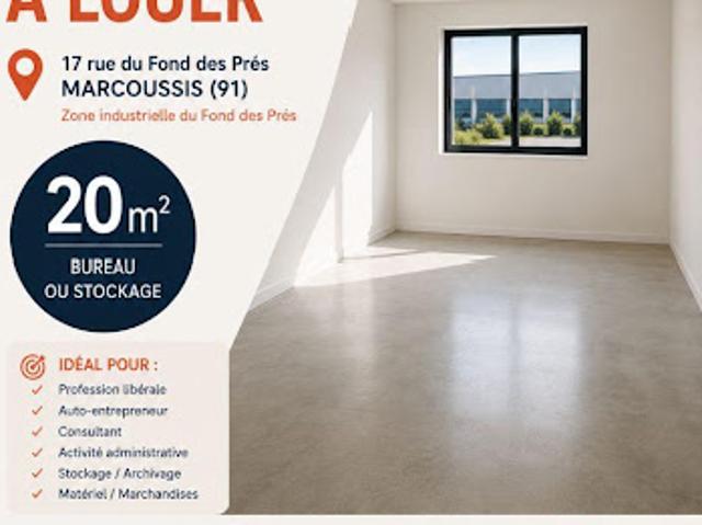 Location Bureaux 0 pièces 20 m2 Marcoussis