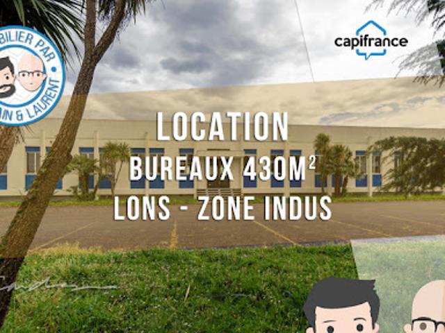 Location Bureaux 13 pièces 437 m2 Lons