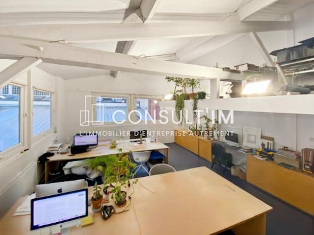 Location Bureaux 1 pièce 60 m2 Paris 19ème