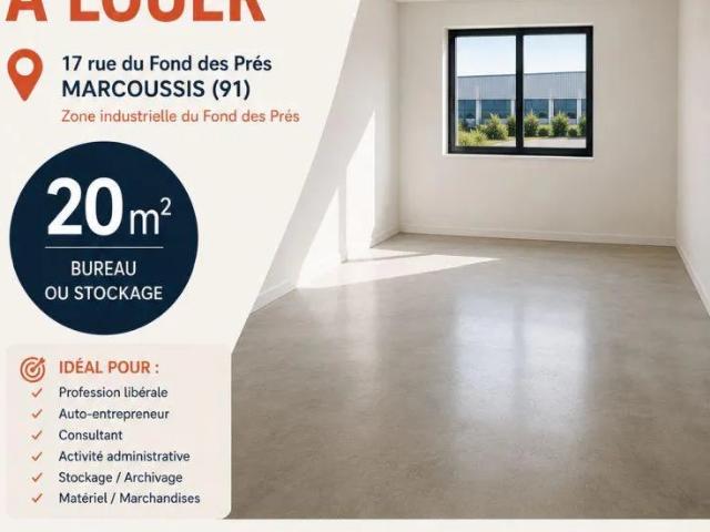 Location Bureaux 20 m²