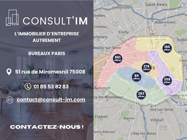 Location Bureaux 37 m2 Paris 2ème