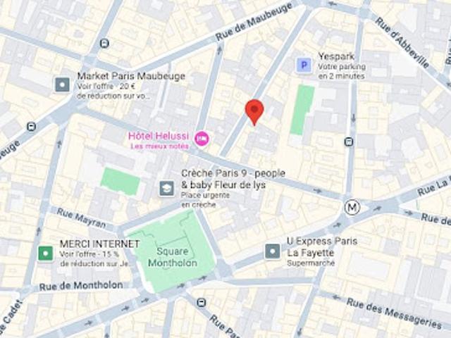 Location Bureaux 42 m2 Paris 9ème