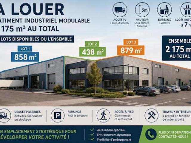 Location Bureaux 4 pièces 2175 m2 Villefranche sur saone