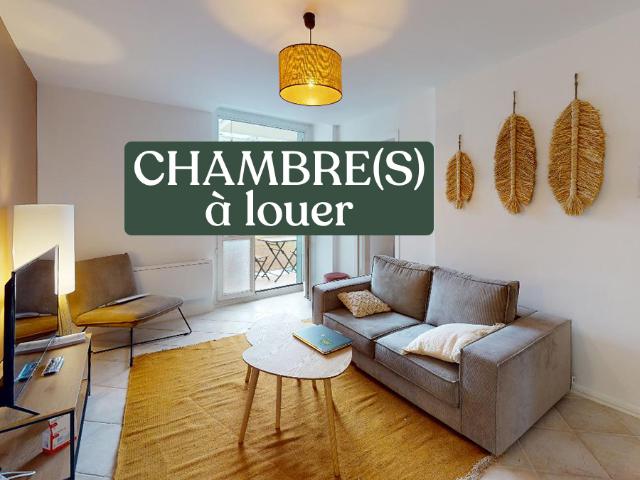 Location chambre meublée 18m² dans coliving T5 Lyon 8