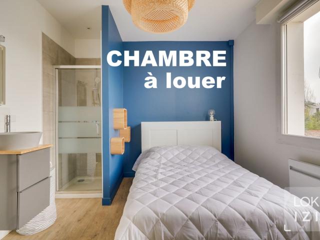 Location chambre meublée 21m² coliving Talence Bordeaux sud