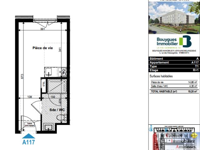 Location Chambre Rue Thomas Edison, Metz