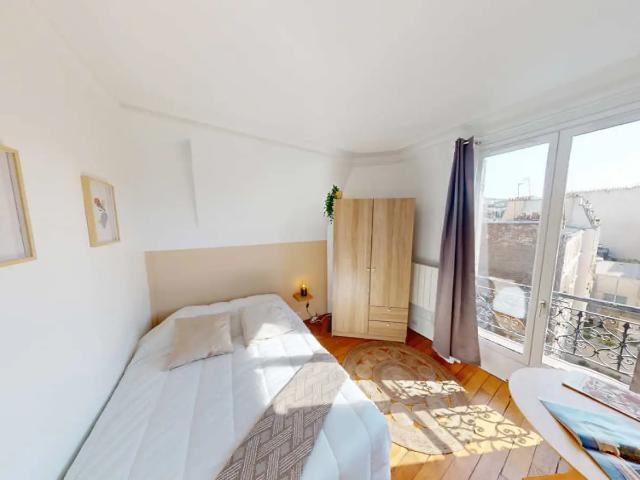 Location Chambre Rue des Cloÿs, Paris