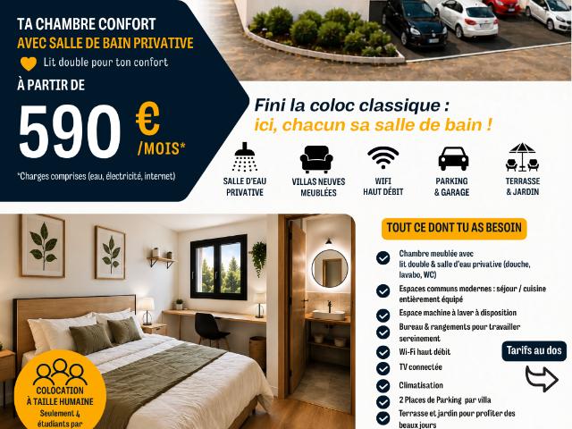 Location Chambre Résidence Le Clos de Vic, Vic la Gardiole