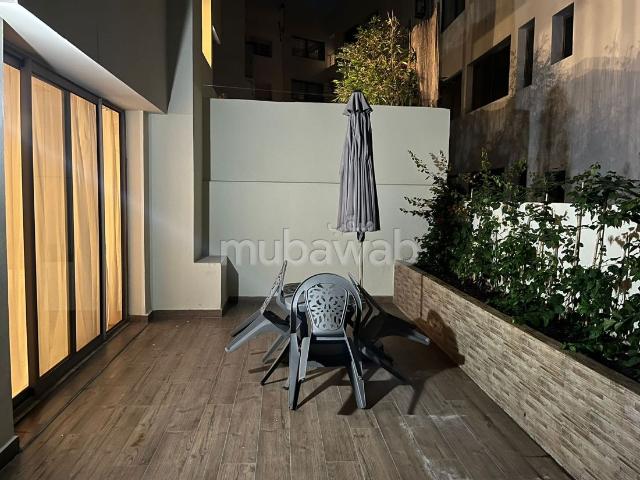 Location d'un appartement à Racine. Superficie 65 m². Meublé