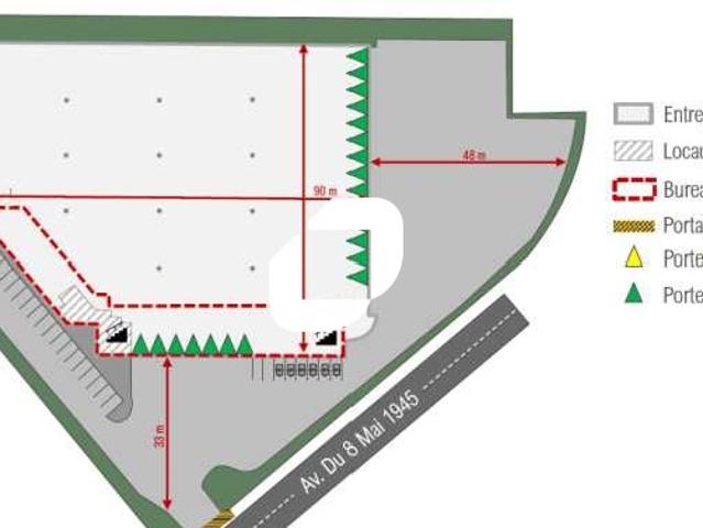Location entrepôt Villeneuve la Garenne Proche A86 et périphérique