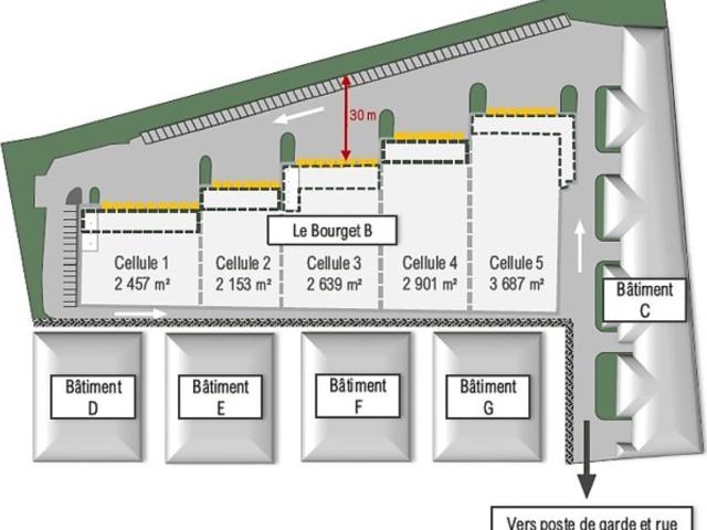 Location entrepôt Le Bourget Proche A1 A86 A3 et RER B