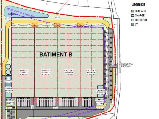 Location entrepôt logistique Guipry Messac Proche D772