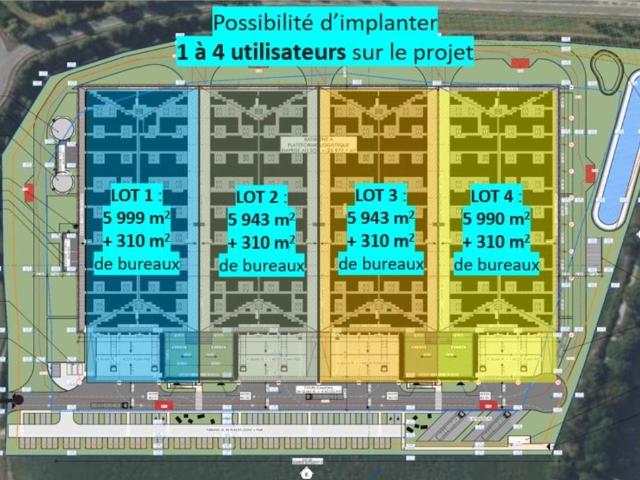 Location entrepôt logistique Guipry Messac Proche Rennes et Nantes