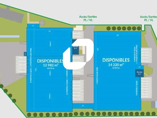 Location entrepôts Hénin Beaumont Proximité A1 et A21