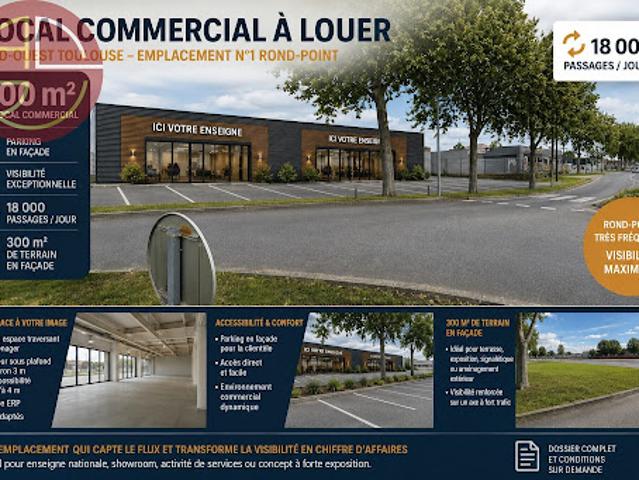 Location Fond de commerce 0 pièces 200 m2 Plaisance du Touch