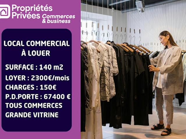 Location Fond de commerce 140 m2 Berck