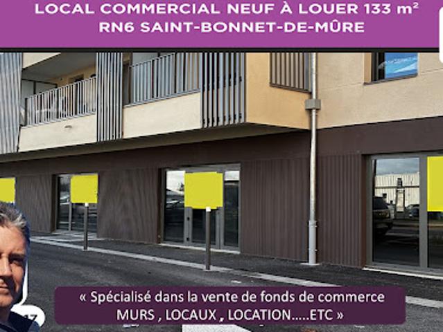 Location Fond de commerce 133 m2 Saint Bonnet de Mure